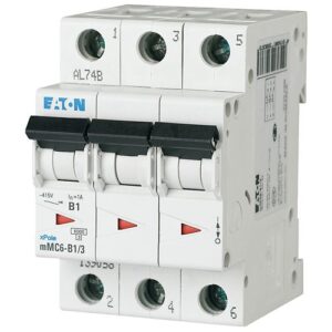 MMC6-C63/3   INTERRUPTOR RIEL DIN 3P  63A  6KA CURVA-C  139085