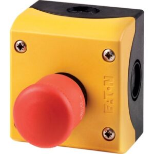 M22-PV/KC11/IY PULSADOR DE EMERGENCIA ROJO EN CAJA 1Nc,  IP 66   RMQ TITAN  216525