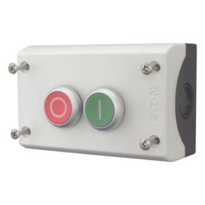 M22-I2-M1 PULSADOR DOBLE EN CAJA VERDE / ROJO 1Na+1Nc, IP66  RMQ TITAN  216529