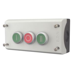 M22-I3-M1 PULSADOR TRIPLE  VERDE-ROJO-NEGRO  I-0-II, IP66 RMQ TITAN  216532
