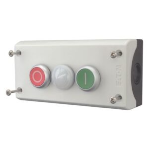 M22-I3-M2  PULSADOR DOB. EN CAJA VERDE-ROJO + LED 230V. 1Na+1Nc,EN CAJA IP66 RMQ TITAN  216533