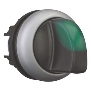 M22-WRLK3-G SELECTOR  LUMINOS0  VERDE, 3-POSICIONES I-0-II, IP66  RMQ TITAN 216847