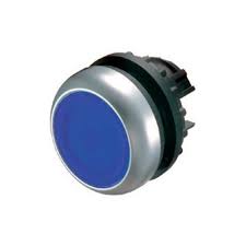 M22-DL-B BOTON PULSADOR LUMINOSO COLOR AZUL, IP 67   RMQ TITAN 216931